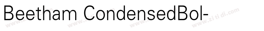 Beetham CondensedBol字体转换
